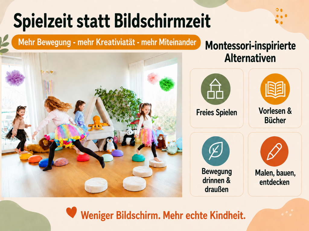 Spielzeit statt Bildschirmzeit Kinder: Richtwerte, Folgen und kreative Alternativen für den Familienalltag