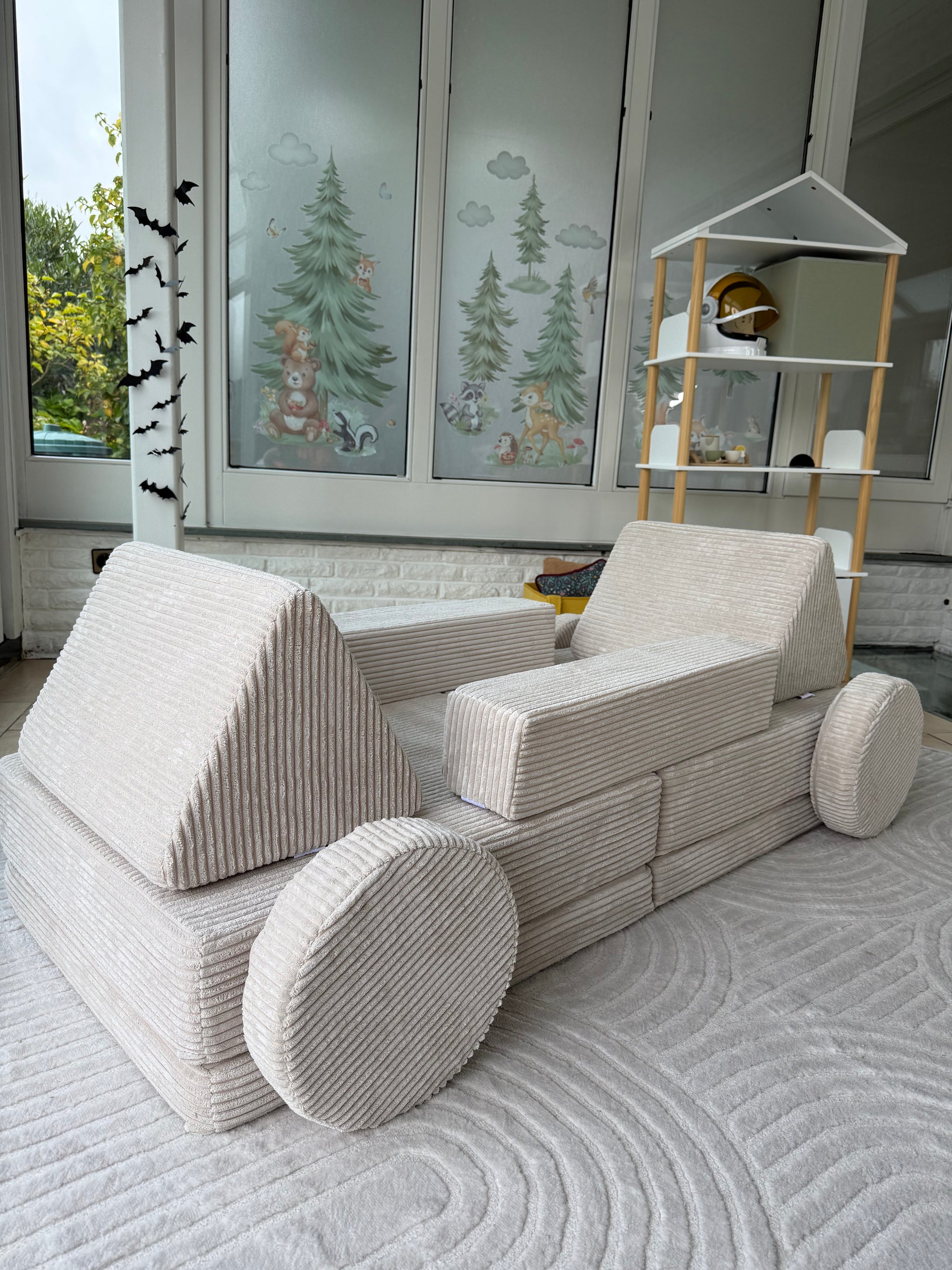 Cord Spielsofa + Pommes + Zaubersteine