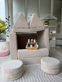 Cord Spielsofa + Pommes + Zaubersteine