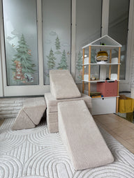 Cord Spielsofa + Ri-Ra-Rutsch Rutsche + Ri-Ra-Rutsch Rutsche