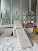 Chenille Spielsofa + Ri-Ra-Rutsch Rutsche + Ri-Ra-Rutsch Rutsche