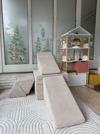 Chenille Spielsofa + Ri-Ra-Rutsch Rutsche + Ri-Ra-Rutsch Rutsche