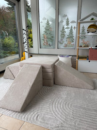 Cord Spielsofa + Ri-Ra-Rutsch Rutsche + Ri-Ra-Rutsch Rutsche