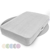 Hüpfpolster Cord in Elefanten Grau, mit abnehmbarem und waschbarem Bezug