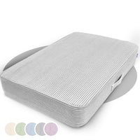 Hüpfpolster Cord in Elefanten Grau, mit abnehmbarem und waschbarem Bezug