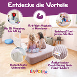 Lila Hüpfkissen indoor als Spielmatte, geeignet für Kinder ab 18 Monaten