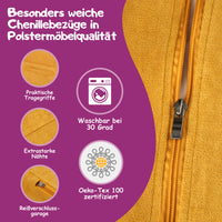 Besonders weiche Wechselbezüge in Polstermöbelqualität