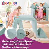 Linodino Spielsofa Bauteile und Reißverschlussgarage