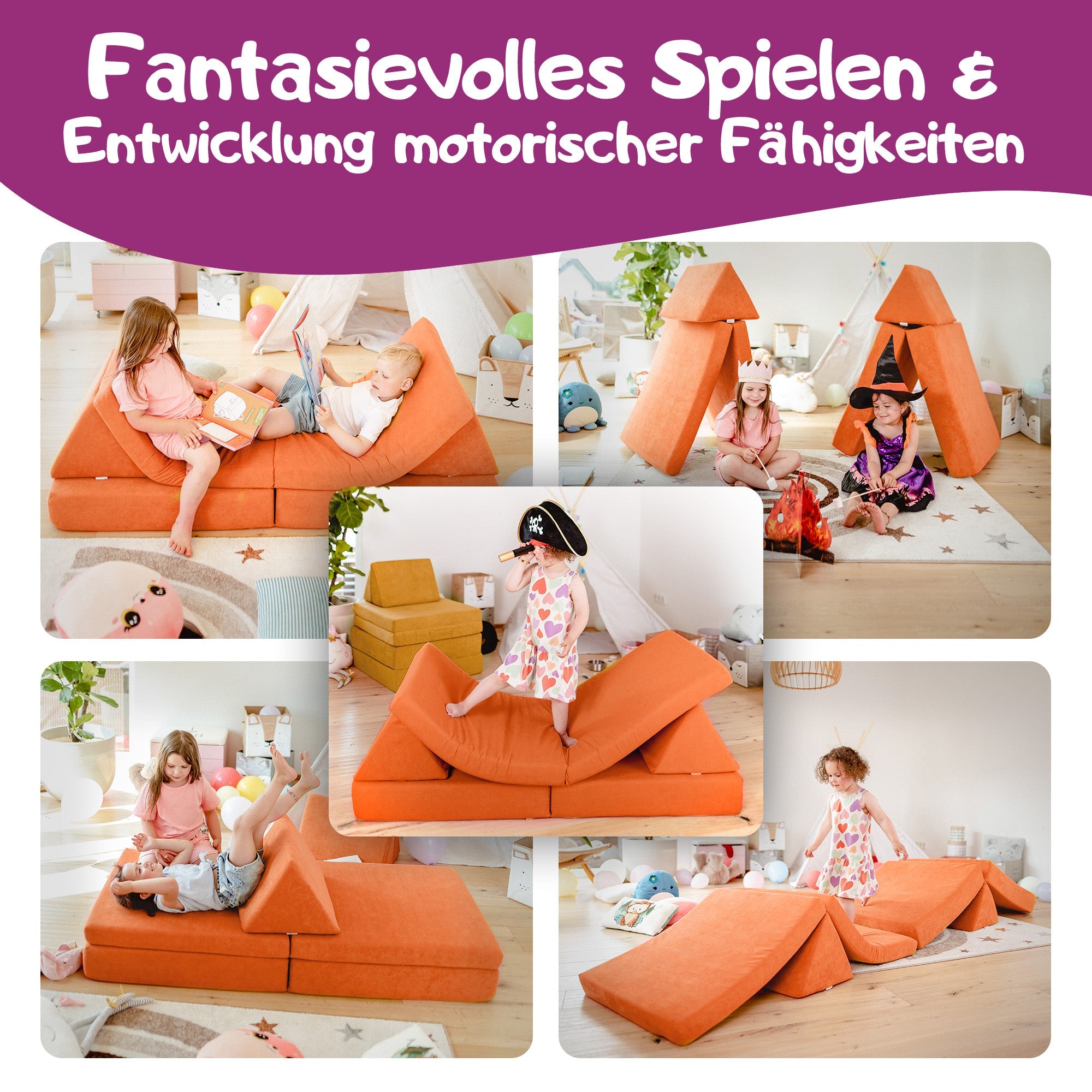 Linodino Spielsofa - Entwicklung und motorische Fähigkeiten bei Kindern
